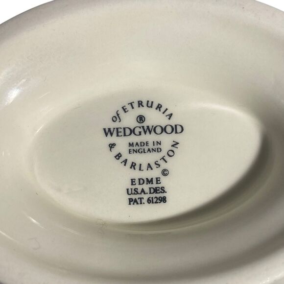 Wedgwood Etruria & Barlaston Edme Gravy Boat Underplate Lion Head Handle England - Picture 10 of 10